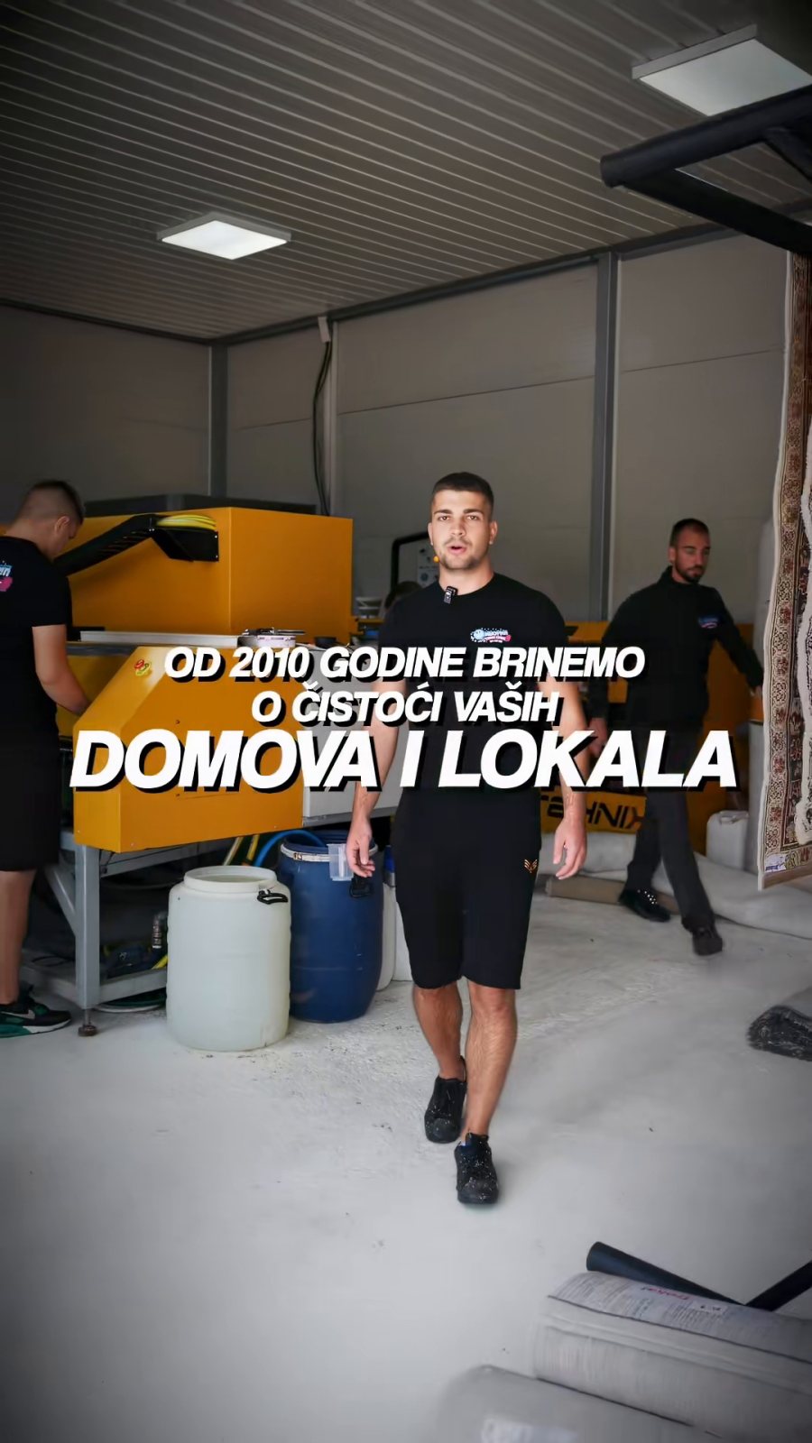 Video dubinskog pranja nameštaja u Užicu